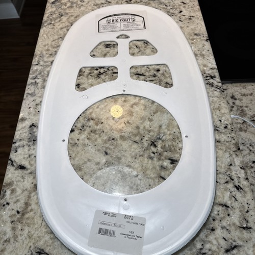 Big foot toilet base - toilet, floor
