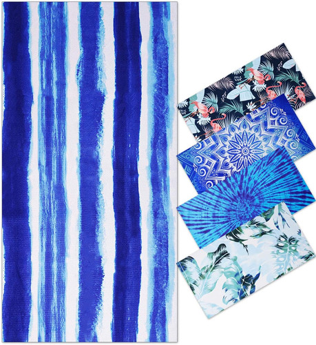 Oversized terry beach towel - oversized,